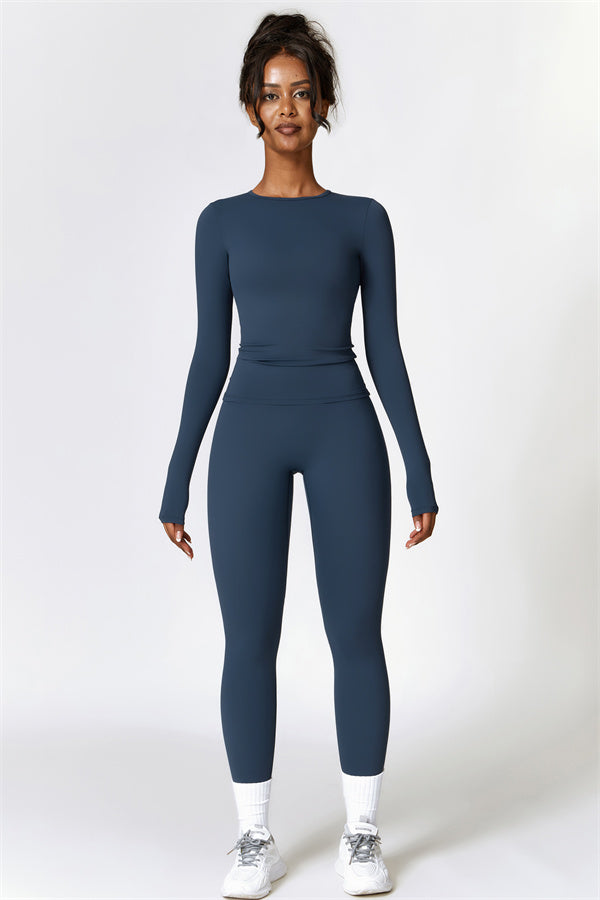 Seamless Long Sleeve Crop Top