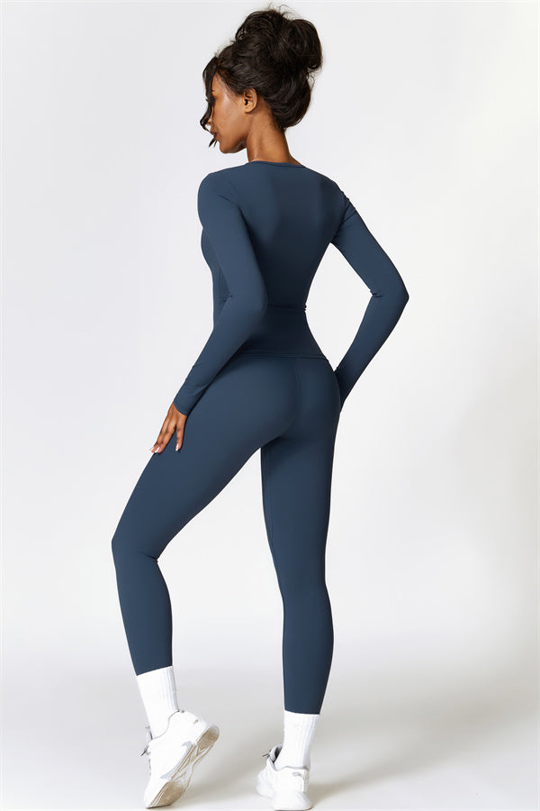 Seamless Long Sleeve Crop Top
