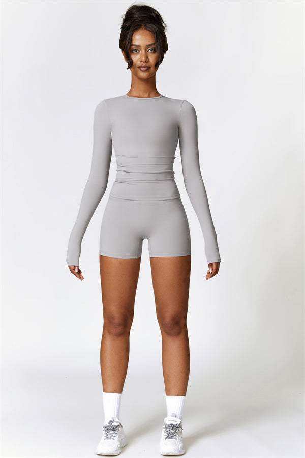 Seamless Long Sleeve Crop Top