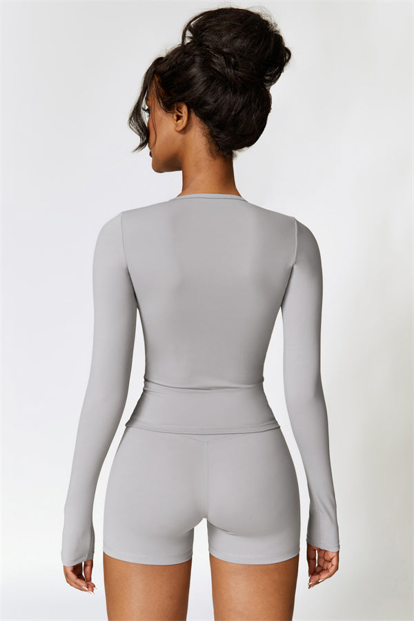 Seamless Long Sleeve Crop Top
