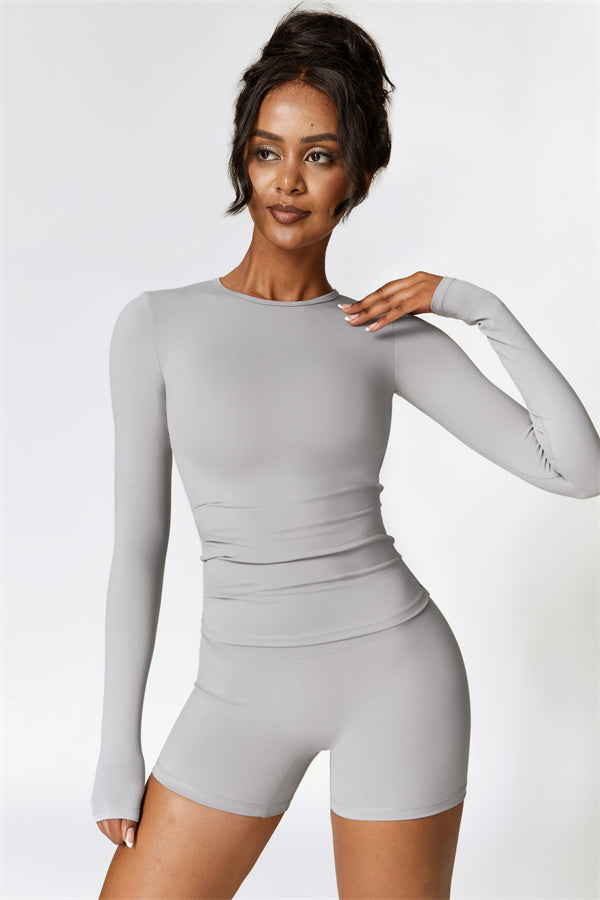 Seamless Long Sleeve Crop Top