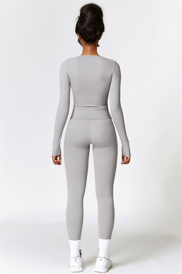 Seamless Long Sleeve Crop Top