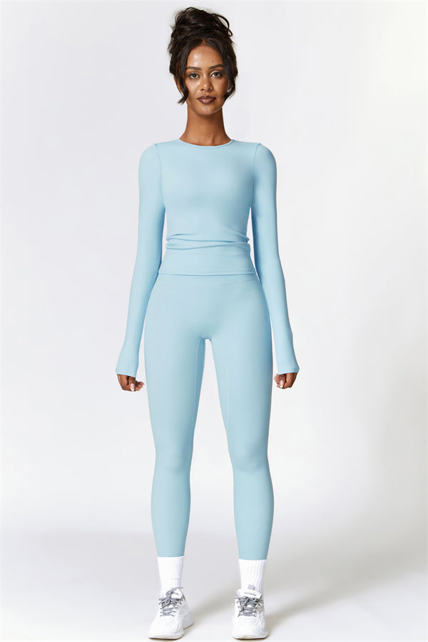 Seamless Long Sleeve Crop Top