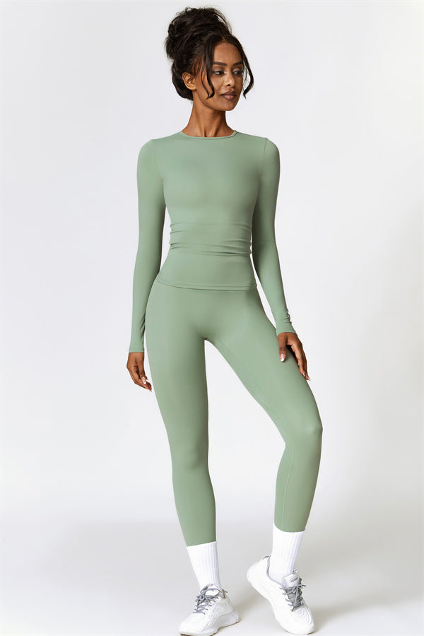 Seamless Long Sleeve Crop Top