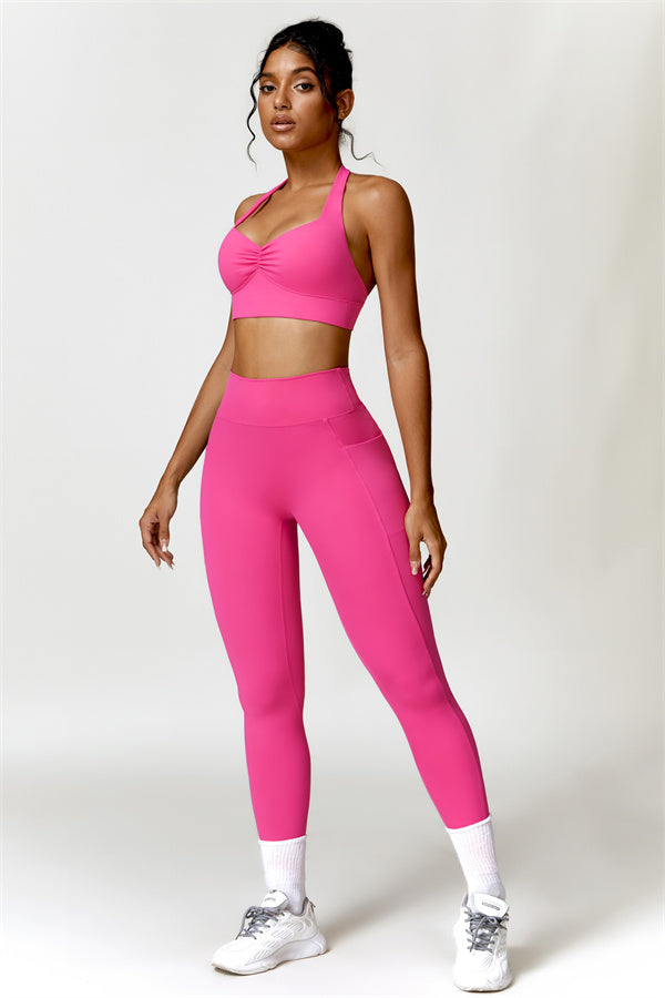 Ruched Back Pocket Leggings