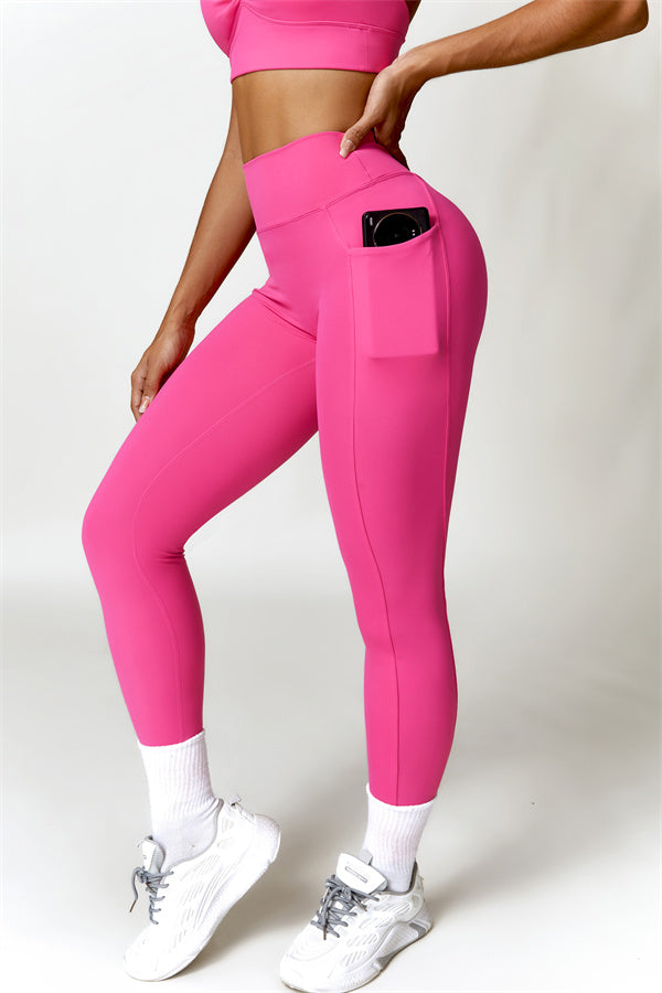 Ruched Back Pocket Leggings