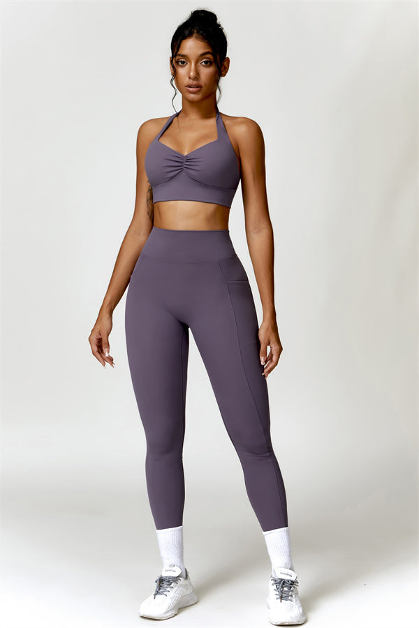 Ruched Back Pocket Leggings