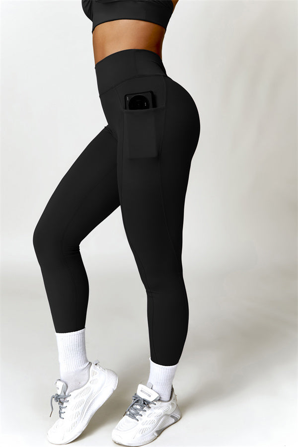 Ruched Back Pocket Leggings
