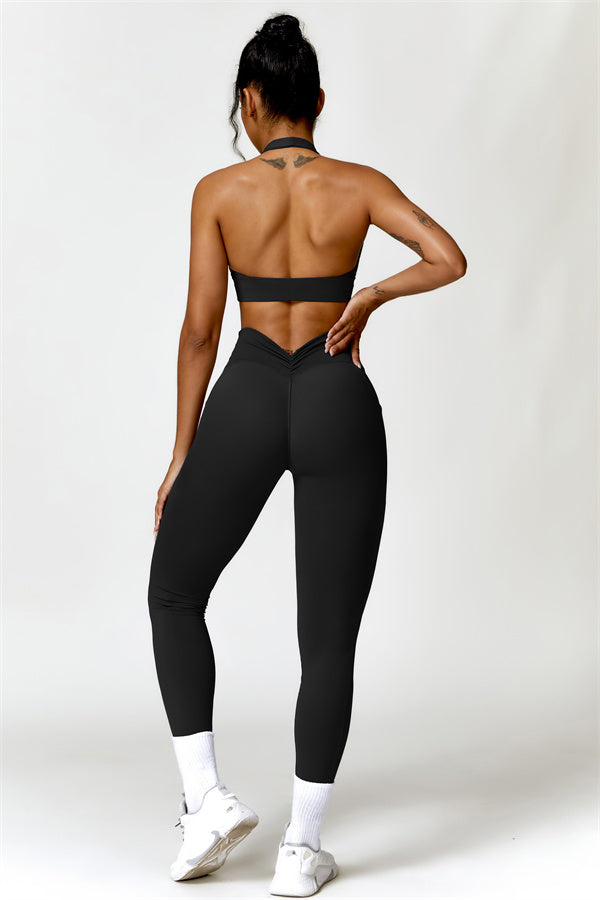 Ruched Back Pocket Leggings