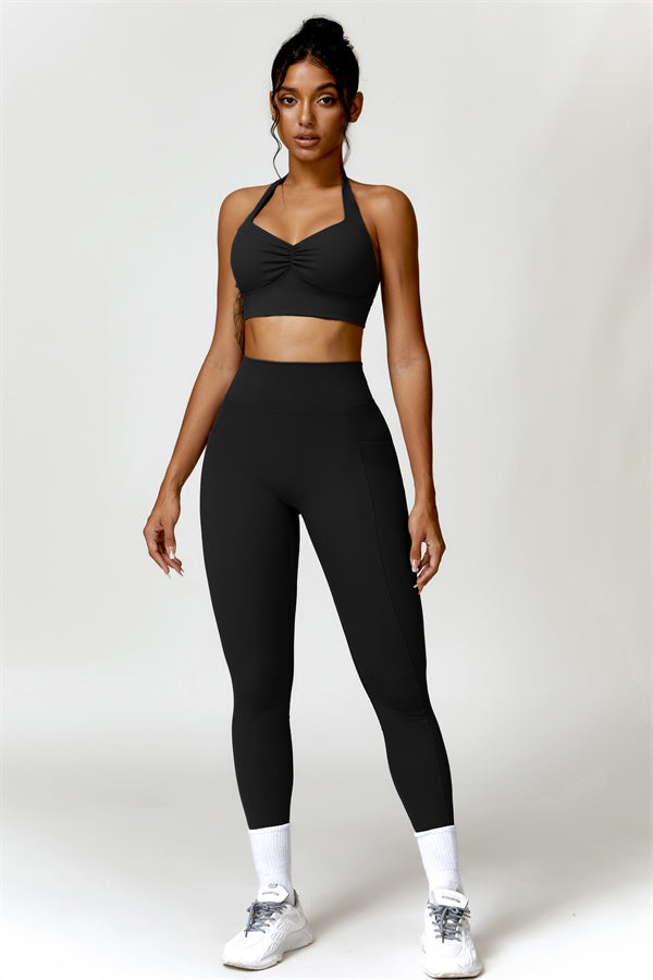 Ruched Back Pocket Leggings