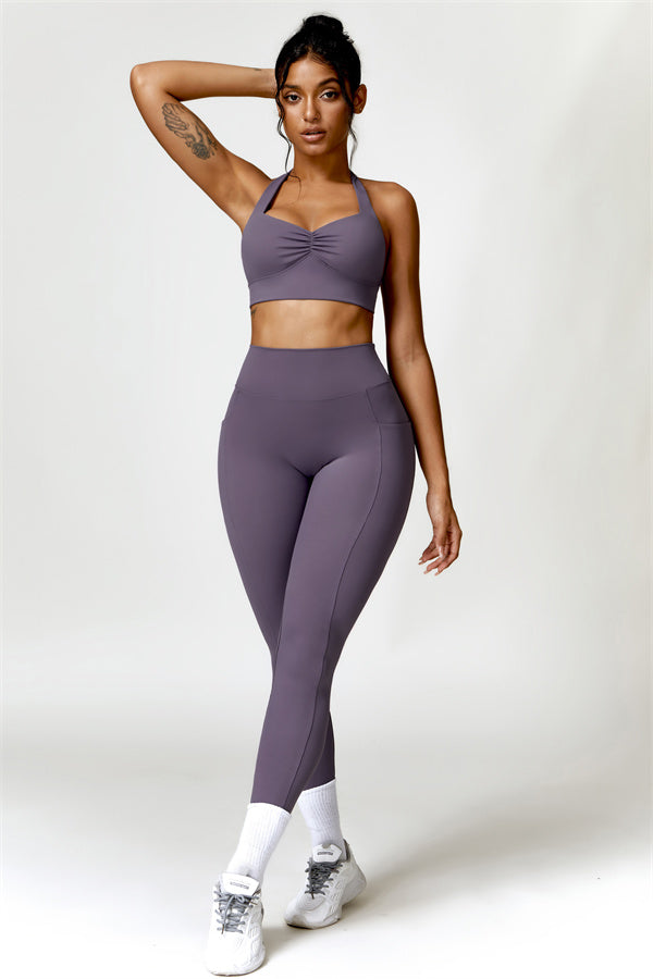 Ruched Back Pocket Leggings
