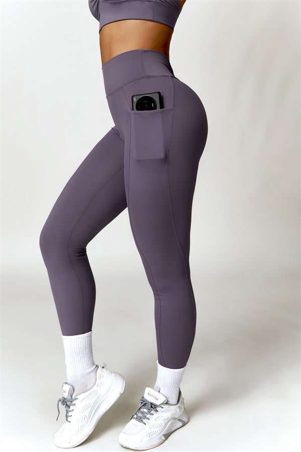 Ruched Back Pocket Leggings