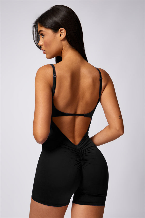 Sculpt Luxe Backless Jumpsuit
