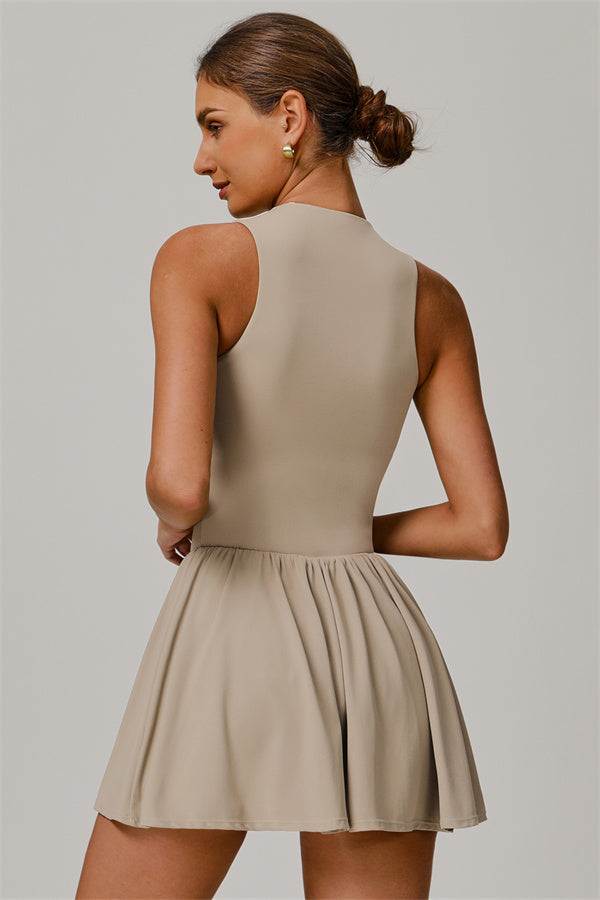Sleek A-Line Performance Tennis Dress