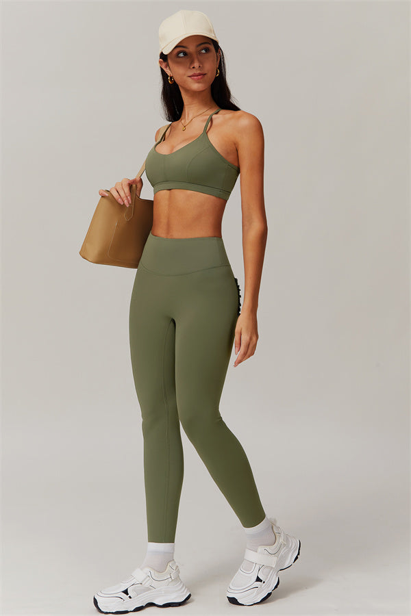 Y-Back Support Sports Bra