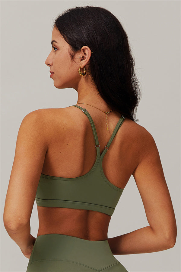 Y-Back Support Sports Bra