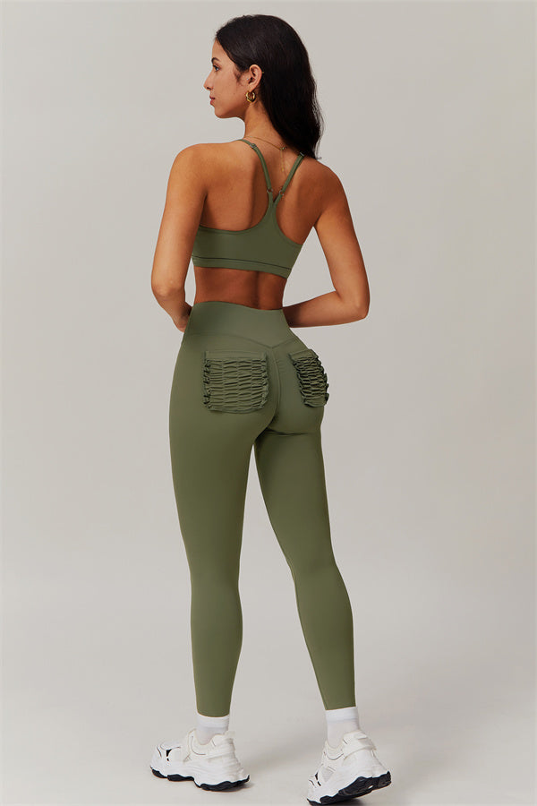 Y-Back Support Sports Bra