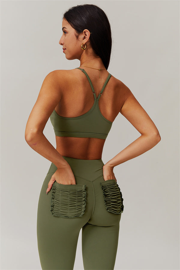 Y-Back Support Sports Bra