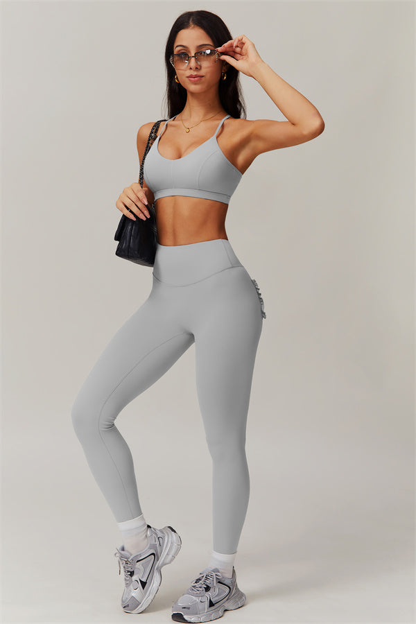 Y-Back Support Sports Bra
