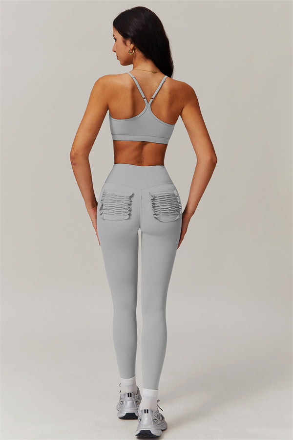 Y-Back Support Sports Bra