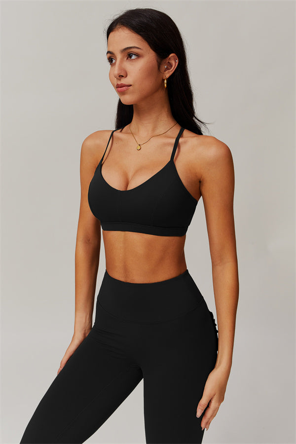 Y-Back Support Sports Bra