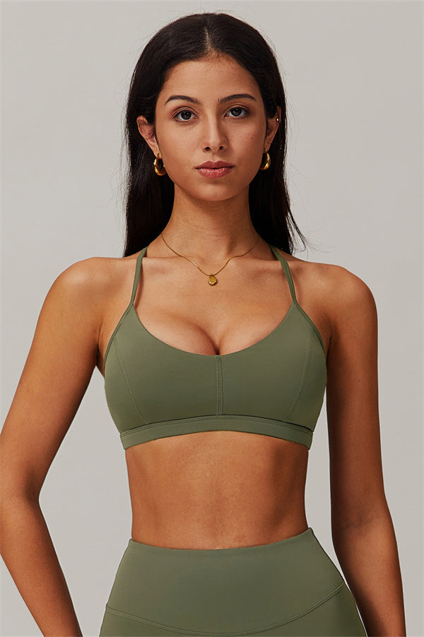 Y-Back Support Sports Bra