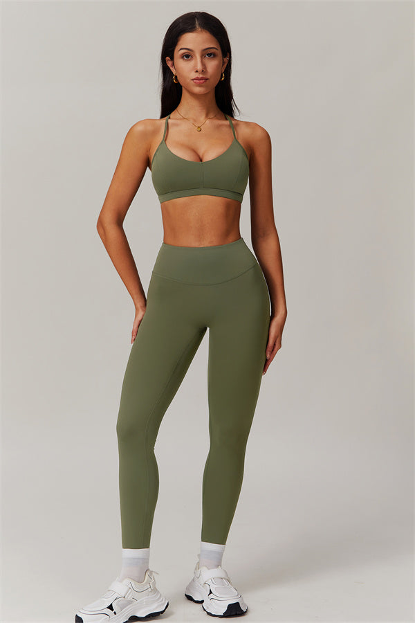 Y-Back Support Sports Bra