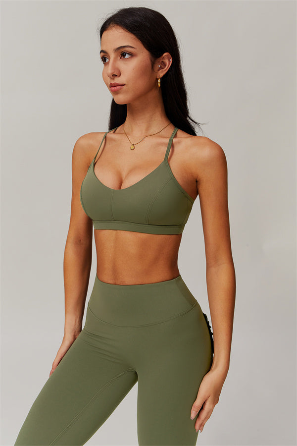 Y-Back Support Sports Bra