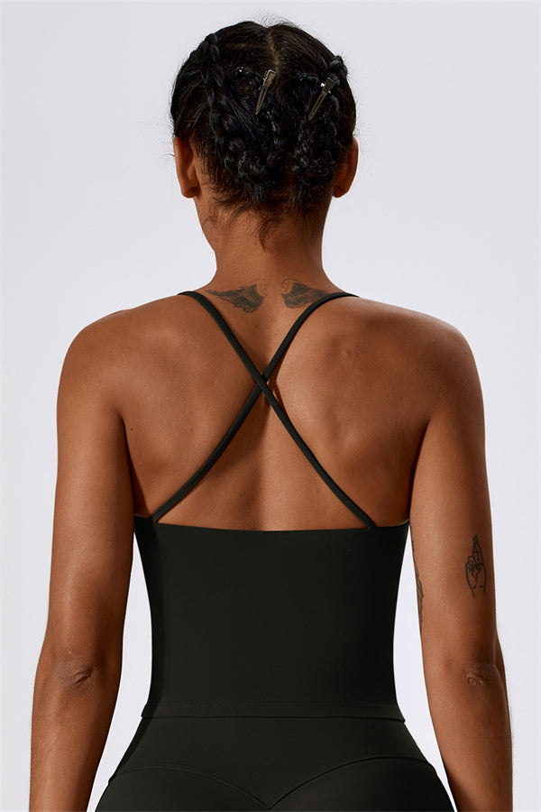 Extended Cross-Back Sports Bra