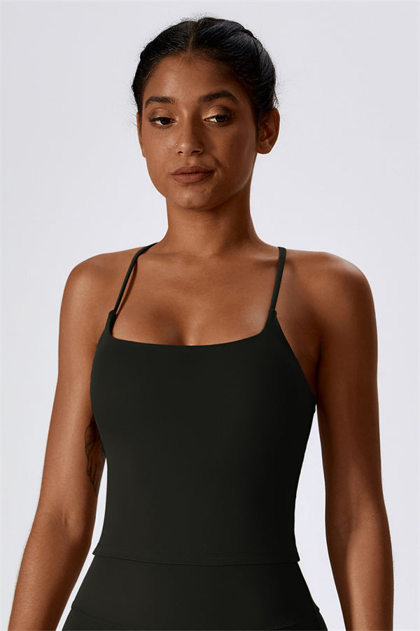 Extended Cross-Back Sports Bra