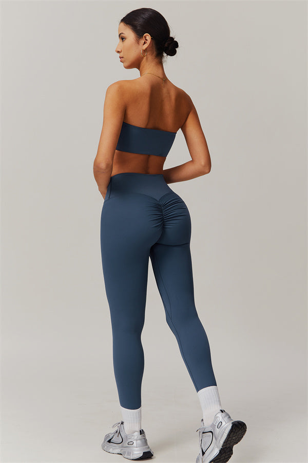 Strapless Anti-Slip Bandeau Sports Bra