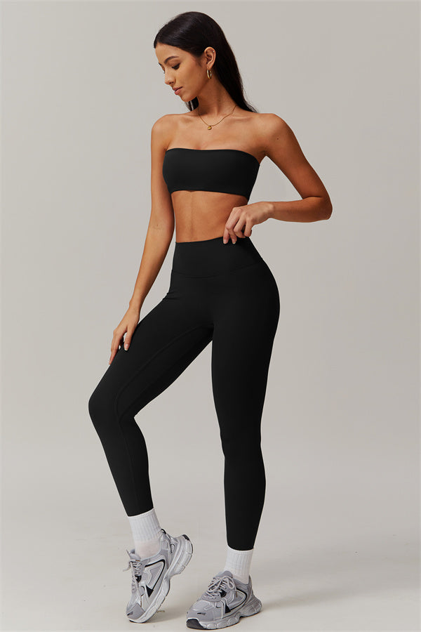 Strapless Anti-Slip Bandeau Sports Bra