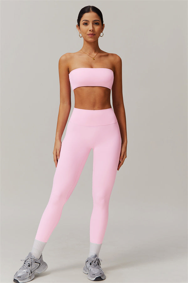 Strapless Anti-Slip Bandeau Sports Bra