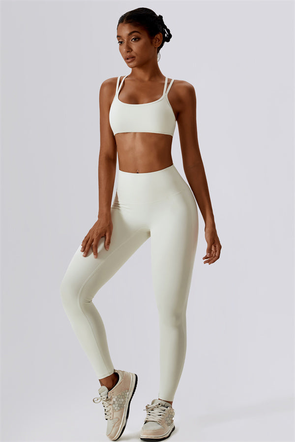 Cross-Strap High Support Sports Bra