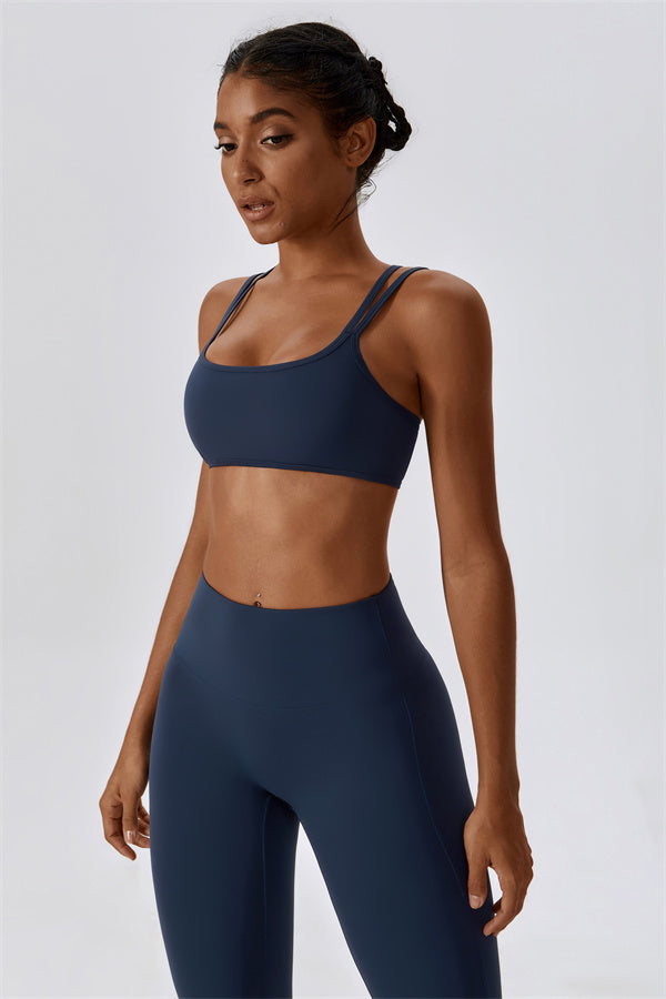 Cross-Strap High Support Sports Bra