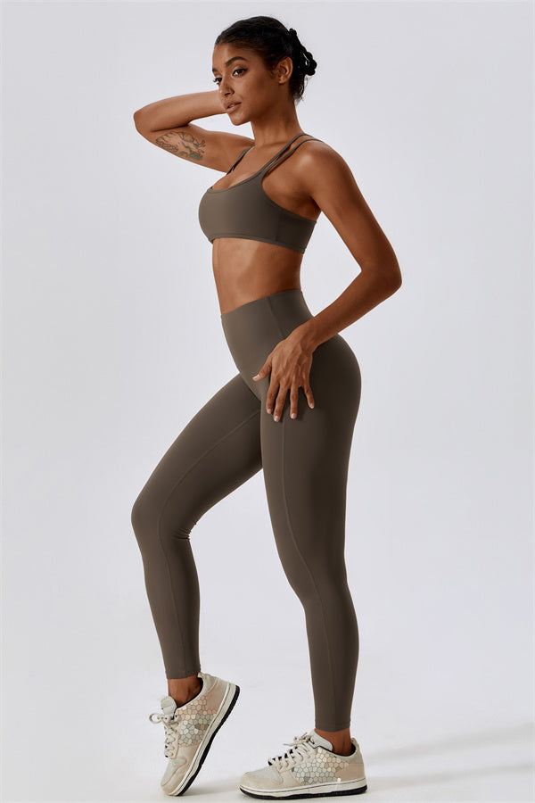 Cross-Strap High Support Sports Bra