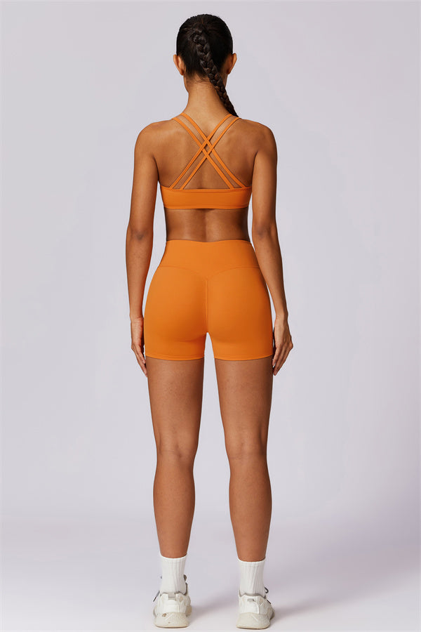 Cross-Strap High Support Sports Bra