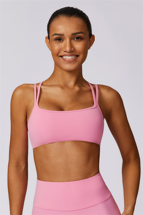 Cross-Strap High Support Sports Bra