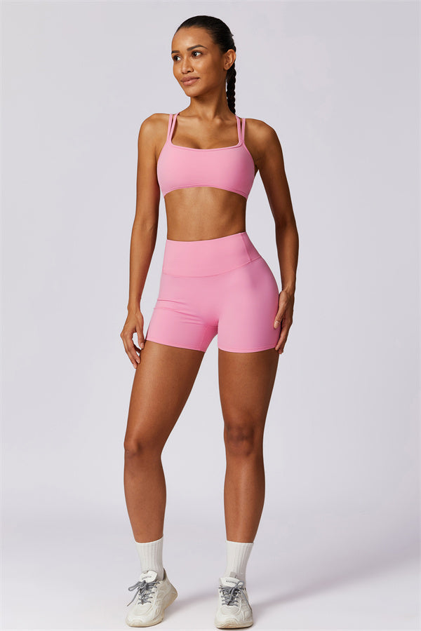 Cross-Strap High Support Sports Bra