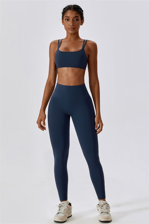 Cross-Strap High Support Sports Bra