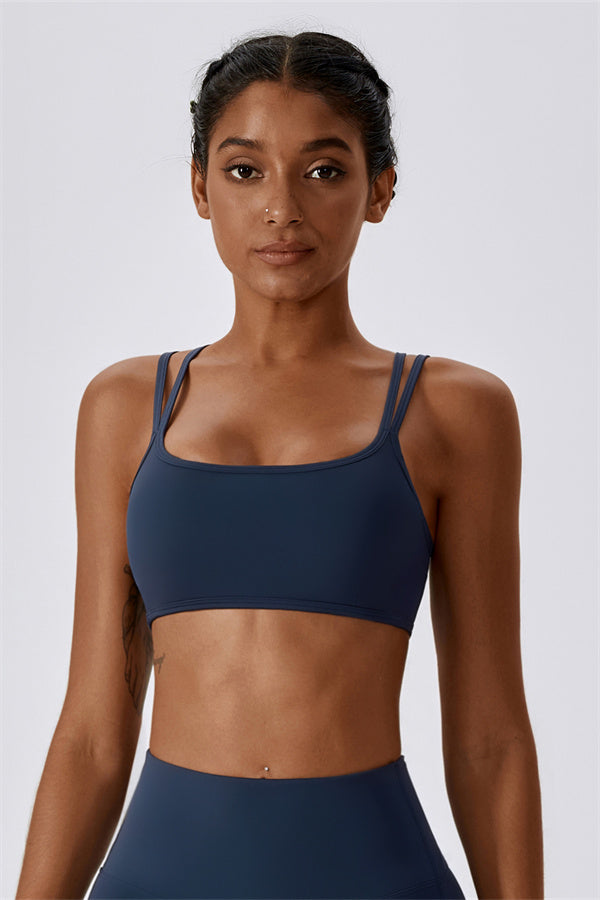 Cross-Strap High Support Sports Bra