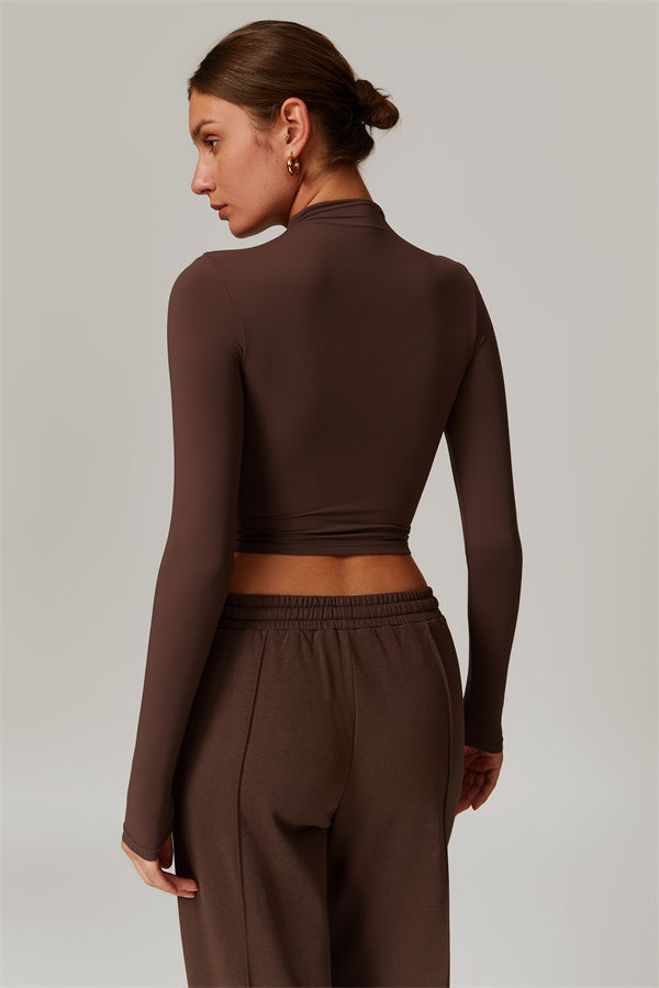 Elegant Compression Long-Sleeve Top