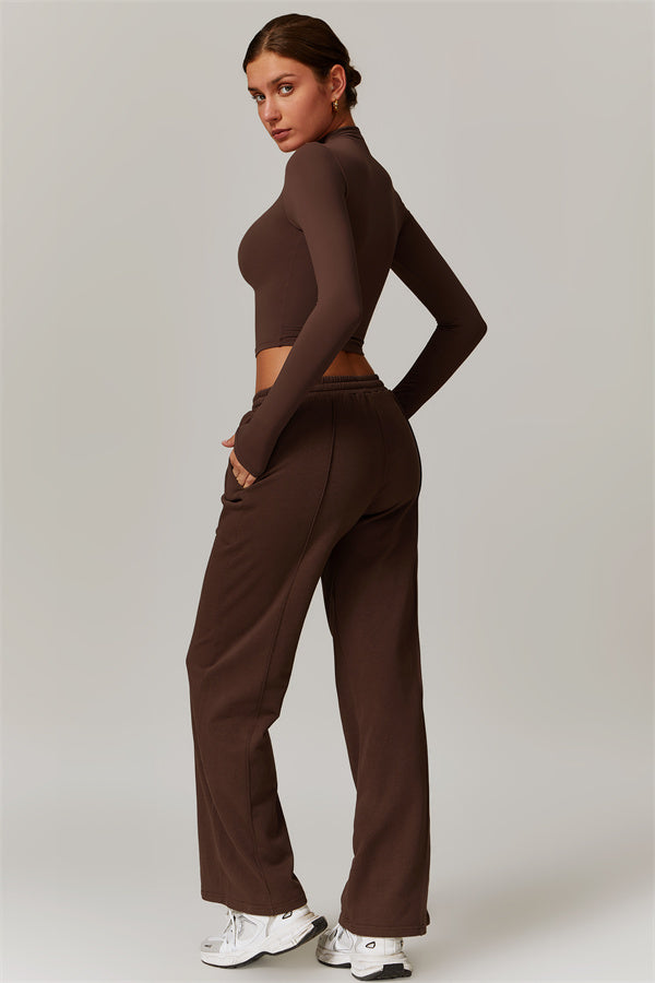 Elegant Compression Long-Sleeve Top
