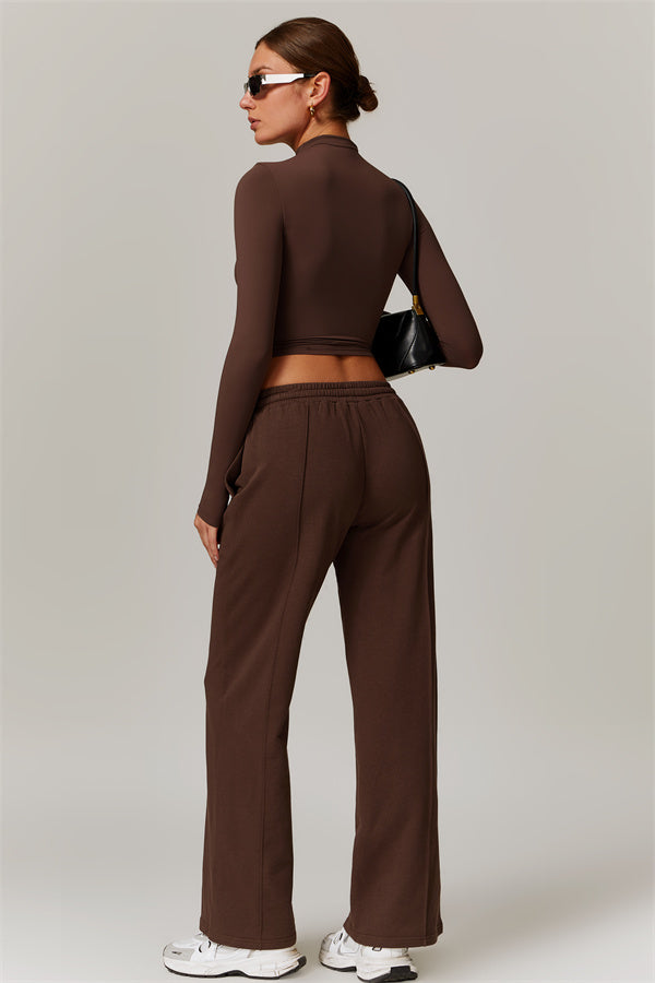 Elegant Compression Long-Sleeve Top