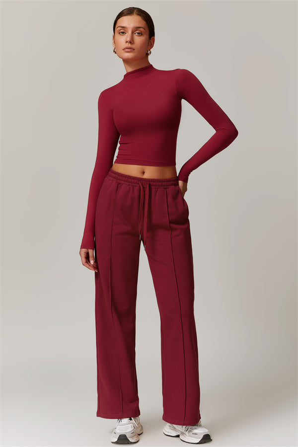 Elegant Compression Long-Sleeve Top