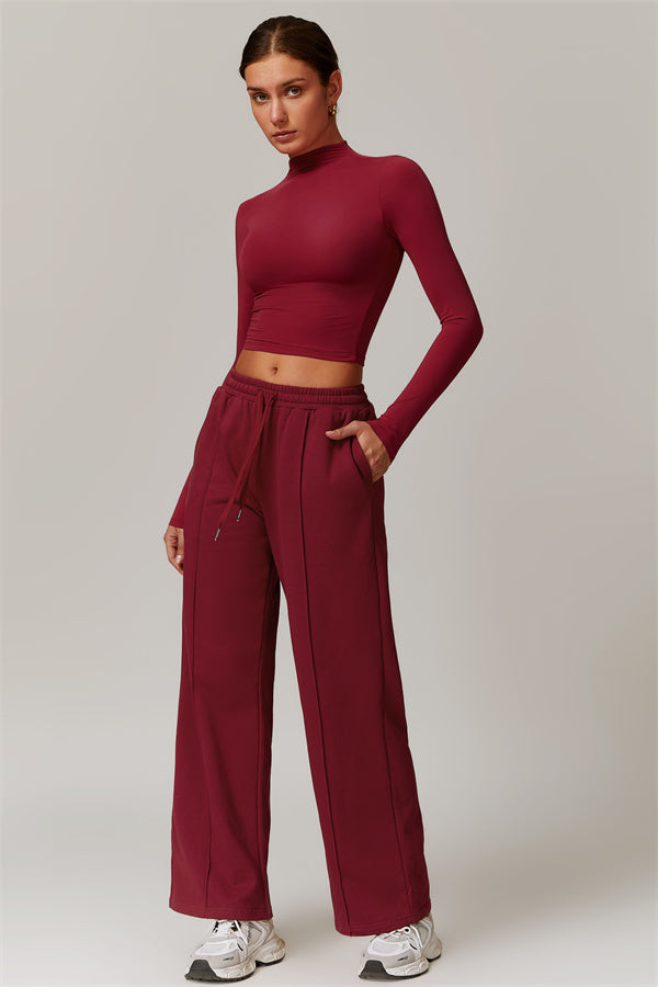 Elegant Compression Long-Sleeve Top