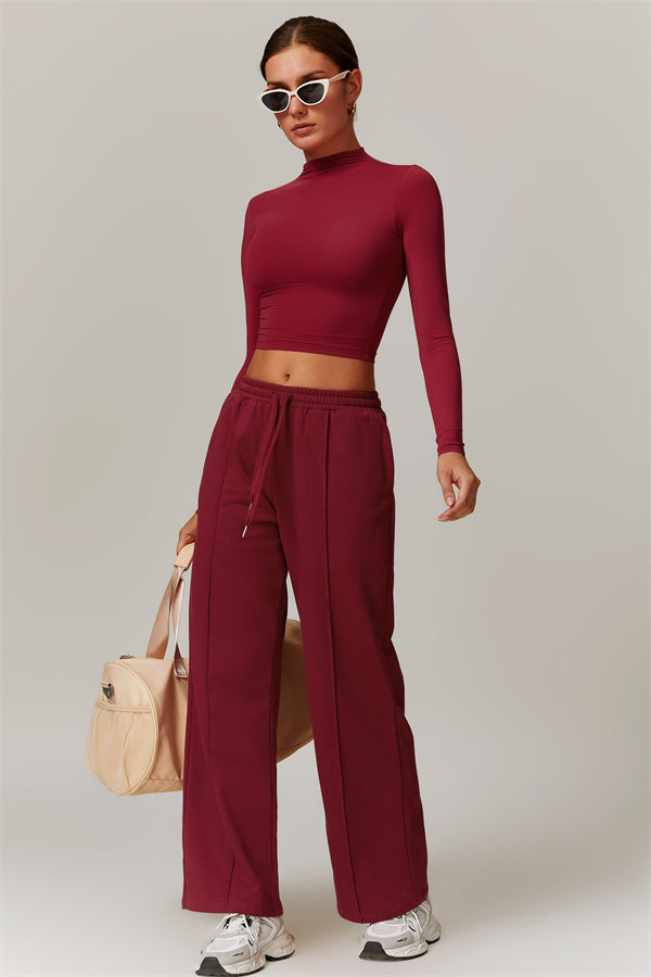 Elegant Compression Long-Sleeve Top
