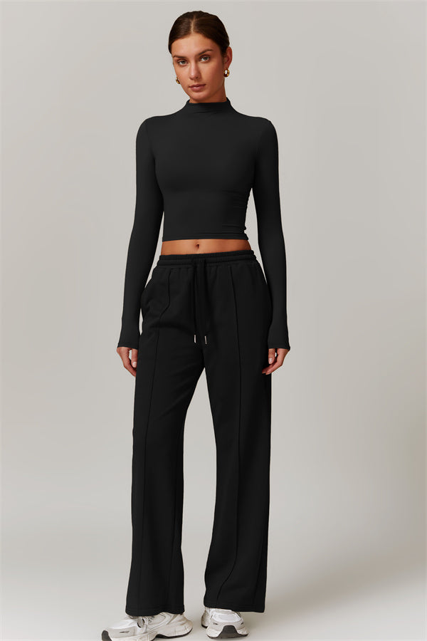 Elegant Compression Long-Sleeve Top