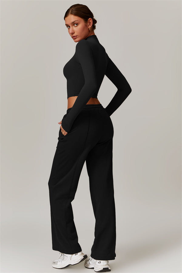 Elegant Compression Long-Sleeve Top