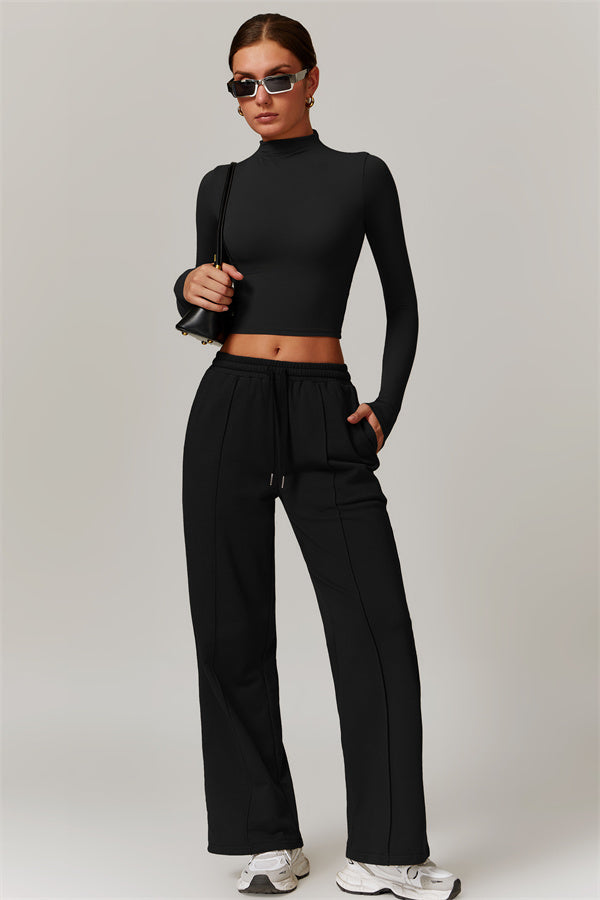 Elegant Compression Long-Sleeve Top